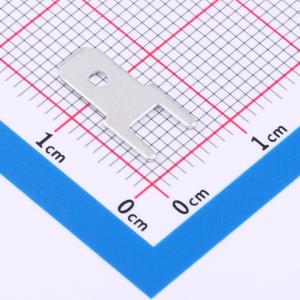 接线端子4.8*0.5 短脚焊插片 PC线路板插片 冷压端4.8mm线路板插片公插